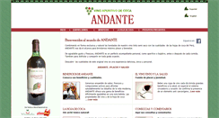 Desktop Screenshot of andante.com.pe