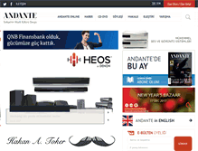Tablet Screenshot of andante.com.tr